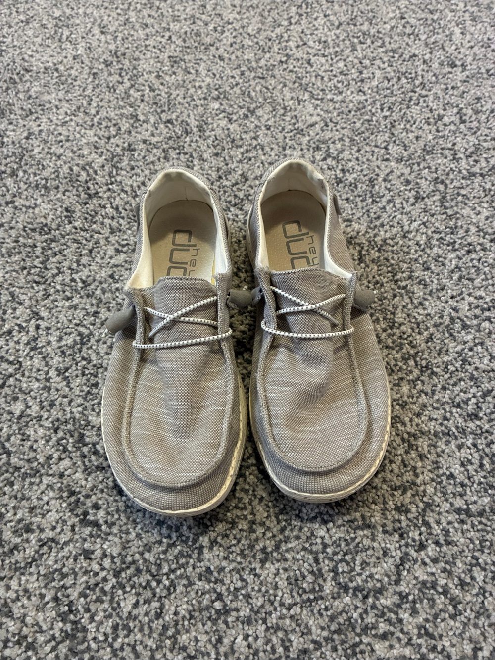 Women’s Hey Dude Casual Slip-On Shoes in Mushroom. Size 7